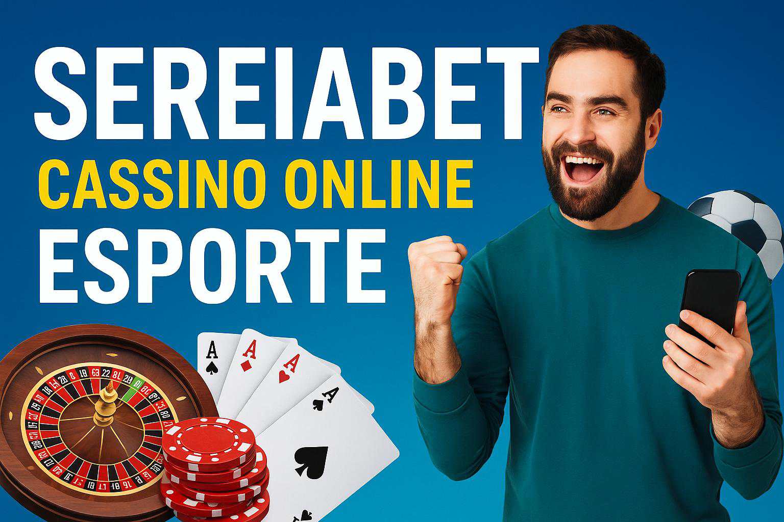 Aposte em apostas esportivas no cassino online SEREIABET