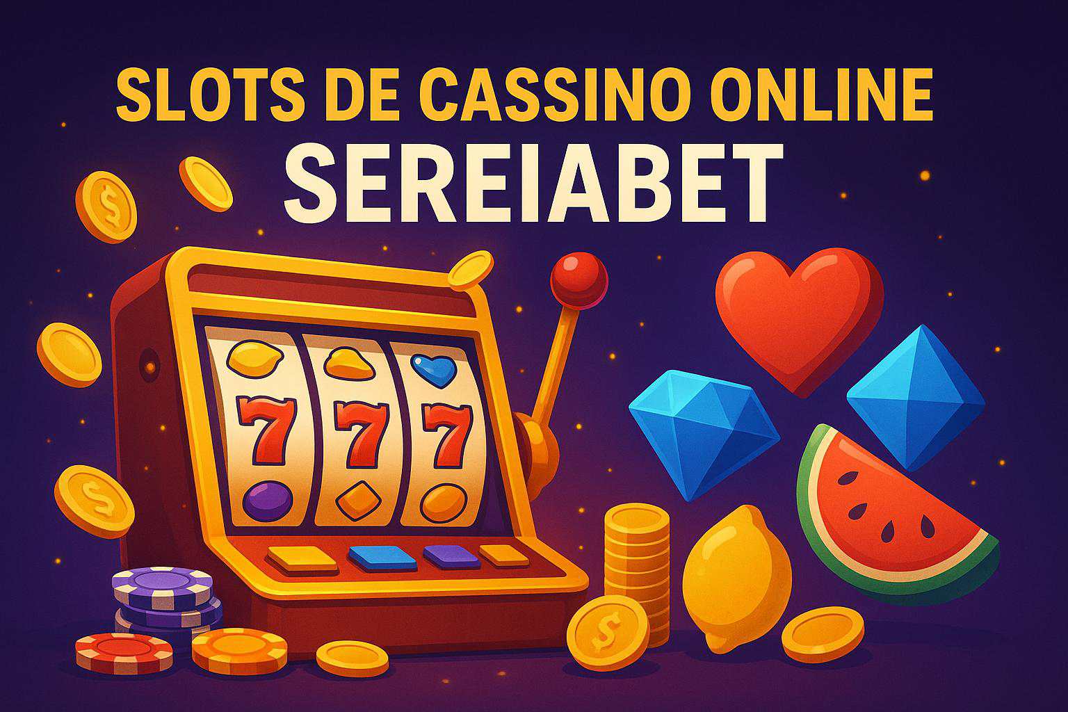 Explore o mundo das slot machines no SEREIABET Casino